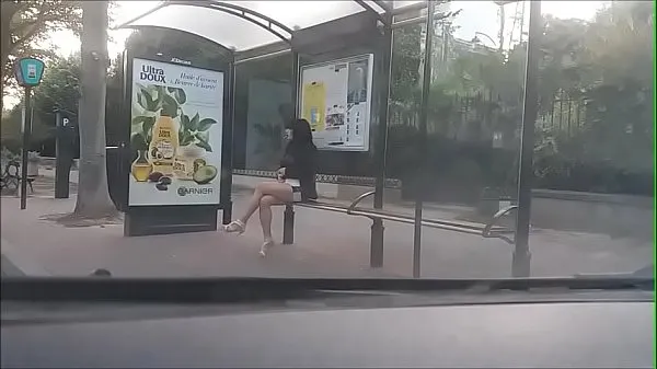 New bitch at a bus stop best Clips