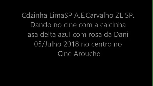 Cdzinha LimaSP Dando no cine com a calcinha asa delta azul com rosa modelo jeans da Dani esp de um colega 05 07 2018 أفضل المقاطع الجديدة