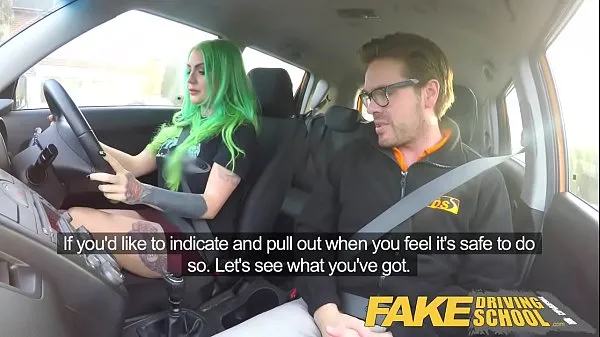 Fake Driving School Wild fuck ride for tattooed busty big ass beauty Klip terbaik baru