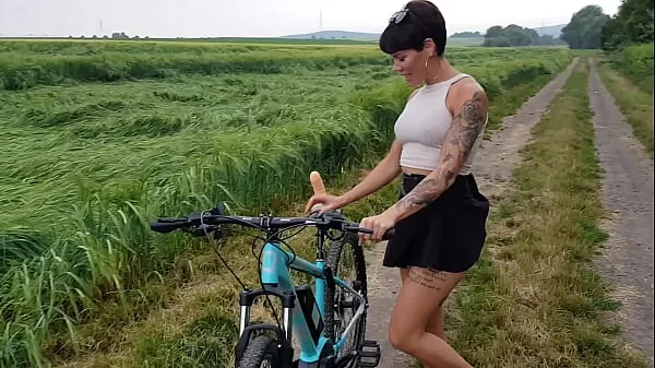 New Premiere! Bicycle fucked in public horny best Clips