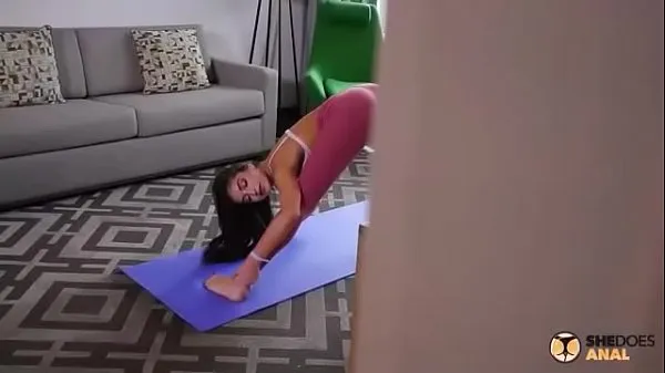 New Tight Yoga Pants Anal Fuck With Petite Latina Emily Willis | SheDoesAnal Full Video best Clips