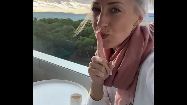 New I fingered myself to orgasm on a public hotel balcony in Mallorca best Clips