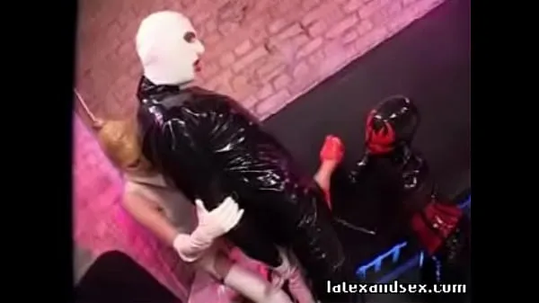 New Latex Angel and latex demon group fetish best Clips