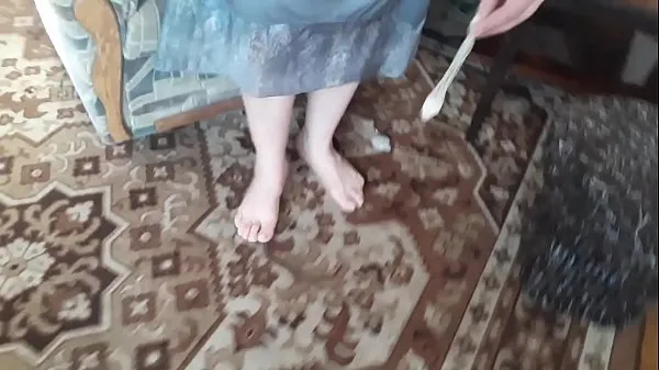 ใหม่ Stepmom found used condoms stepson. Foot Fetish cum คลิปที่ดีที่สุด