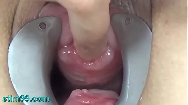 Female Endoscope Camera in Pee Hole with Semen and Sounding with Dildo Klip terbaik baharu