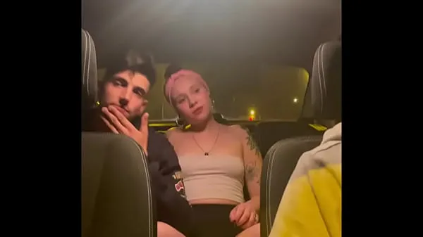New Young couple fucking in an UBER in Madrid voyeur video best Clips