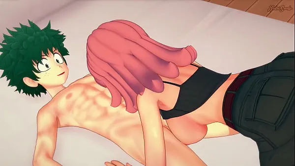 New Mei Hatsume does 69 with Deku then rides his cock. My Hero Academia Hentai best Clips