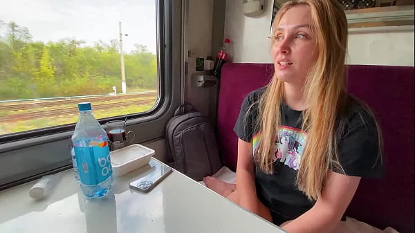 New Married stepmother Alina Rai had sex on the train with a stranger best Clips