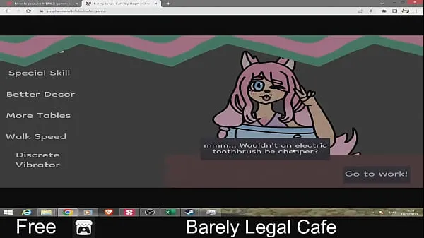 Barely Legal Cafe (free game itchio ) 18, Adult, Arcade, Furry, Godot, Hentai, minigames, Mouse only, NSFW, Short Klip terbaik baharu