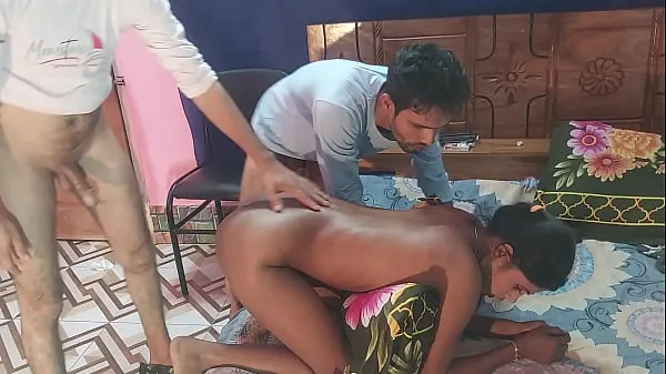 New First time sex desi girlfriend Threesome Bengali Fucks Two Guys and one girl , Hanif pk and Sumona and Manik best Clips