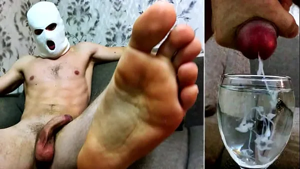 New Russian Male DOMINATES and FUCKS You with Dirty Talk! CUMMING for you in a glass of water! Foot Fetish best Clips