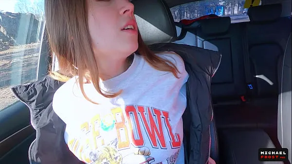 New Real Russian Teenager Hitchhiker Girl Agreed to Make DeepThroat Blowjob Stranger for Cash and Swallowed Cum - MihaNika69 and Michael Frost best Clips