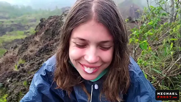 New The Riskiest Public Blowjob In The World On Top Of An Active Bali Volcano - POV best Clips