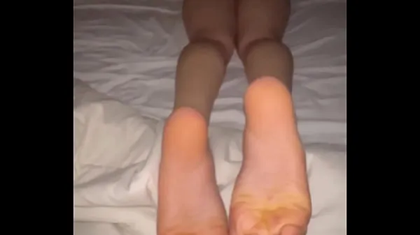 Couple footjob cum on feet soles Clip hay nhất mới